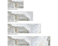 Küchenrückwand mySpotti Profix Stig Marmoroptik 100 x 60 cm PX-10060-1778-HB