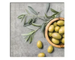 Küchenrückwand mySpotti Profix Olive & Concrete 100 x 60 cm PX-10060-1506-HB
