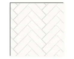Küchenrückwand mySpotti Profix Herringbone Tiles White 100 x 60 cm PX-10060-1918-HB