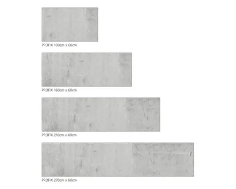 Küchenrückwand mySpotti Profix Blank Betonwand 100 x 60 cm PX-10060-1587-HB