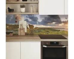 Küchenrückwand mySpotti Profix Leuchtturmpanorama 100 x 60 cm PX-10060-1890-HB