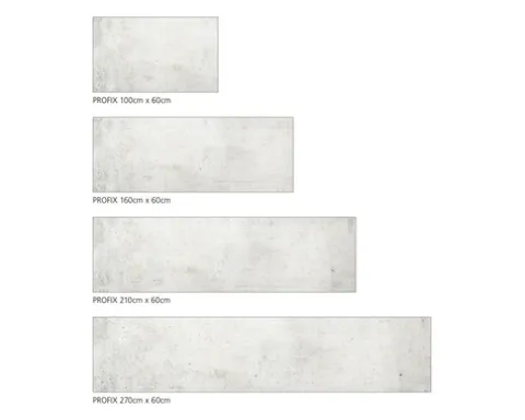 Küchenrückwand mySpotti Profix White Concrete Betonwand 100 x 60 cm PX-10060-1538-HB