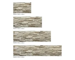 Küchenrückwand mySpotti Profix Rustical Bricks Steinwand 100 x 60 cm PX-10060-1293-HB