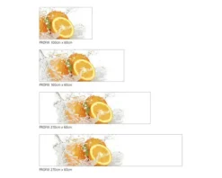 Küchenrückwand mySpotti Profix Aqua-Orange 100 x 60 cm PX-10060-52-HB