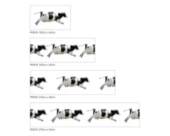 Küchenrückwand mySpotti Profix Fliegende Kuh 100 x 60 cm PX-10060-1963-HB