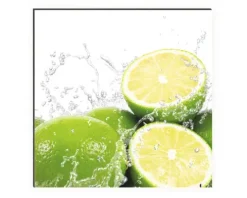 Küchenrückwand mySpotti Profix Aqua-Limette 100 x 60 cm PX-10060-35-HB