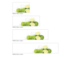 Küchenrückwand mySpotti Profix Aqua-Limette 100 x 60 cm PX-10060-35-HB
