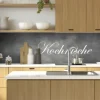 Küchenrückwand mySpotti Profix Kochnische Schriftzug 100 x 60 cm PX-10060-82-HB