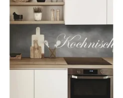 Küchenrückwand mySpotti Profix Kochnische Schriftzug 100 x 60 cm PX-10060-82-HB