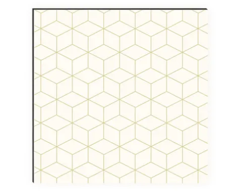 Küchenrückwand mySpotti Profix Hexagon Creme Fliesenoptik 100 x 60 cm PX-10060-1544-HB