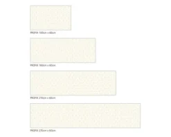 Küchenrückwand mySpotti Profix Hexagon Creme Fliesenoptik 100 x 60 cm PX-10060-1544-HB