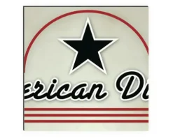 Küchenrückwand mySpotti Profix American Diners Schriftzug 100 x 60 cm PX-10060-196-HB