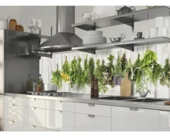 Küchenrückwand mySpotti Splash Hanging Herbs Kräuter 2800 x 600 mm SP-F2-1260