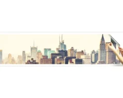 Küchenrückwand mySpotti Splash New York New York 2800 x 600 mm SP-F2-1265