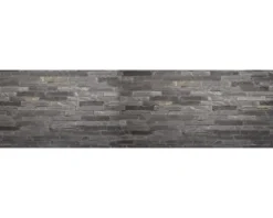 Küchenrückwand mySpotti Splash Black Bricks Steinwand 2200 x 600 mm SP-F1-1247