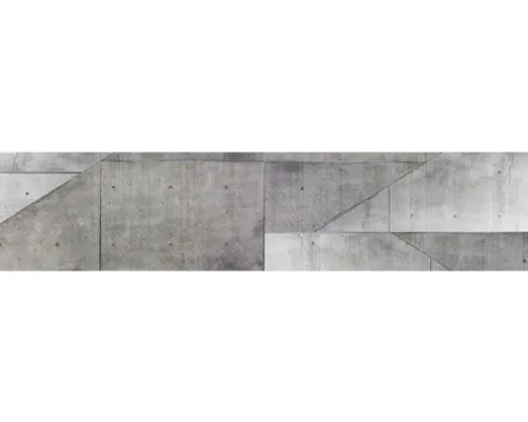 Küchenrückwand mySpotti Splash Concrete Plates Betonwand 2800 x 600 mm SP-F2-1248