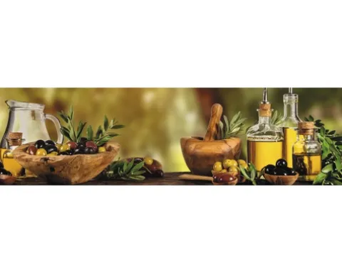 Küchenrückwand mySpotti Splash Domenic Oliven 2200 x 600 mm SP-F1-1823