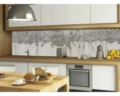Küchenrückwand mySpotti Splash Concrete Betonwand 2200 x 600 mm SP-F1-1245