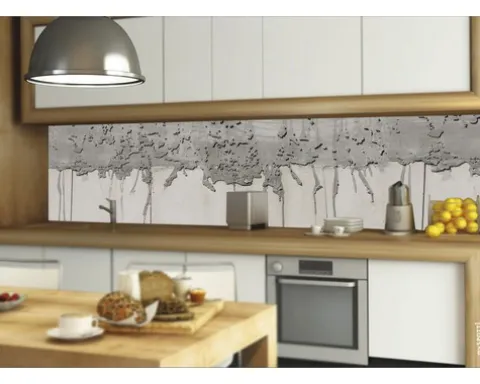 Küchenrückwand mySpotti Splash Concrete Betonwand 2200 x 600 mm SP-F1-1245