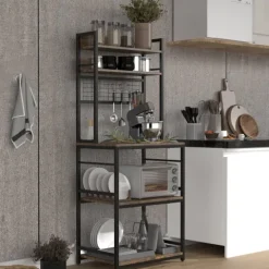 Küchenregal Kommode Buffet Mikrowelle Kolari