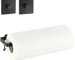 Küchenrollenhalter Wenko Turbo-Loc Gala schwarz + Adapter