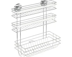 Küchenrollenhalter Wenko Turbo-Loc Trio silber glänzend 5630100