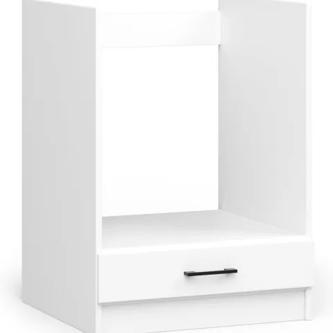 Küchenschrank AKORD OLIWIA modular S60 Unterschrank für Backofen Weiß 60 cm Tür Regal B60 x H82 x T55 cm