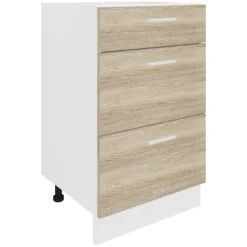 Küchenschrank B 50 cm Unterschrank Schublade Esilo