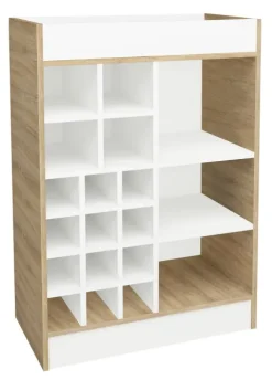 Küchenschrank Kommode Flaschen Weinregal Esilo