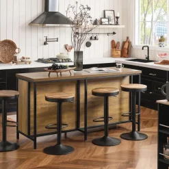 Küchenschrank mit Sideboard und Vitrine im Industriedesign KNL01-F