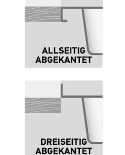 Küchenspüle 80x60cm Auflagespüle für 80cm Schrankbreite Doppelspüle 2 Becken
