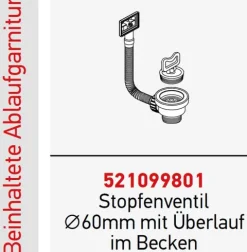Küchenspüle 100x60cm Auflagespüle International für 45cm Schrank Abtropffläche