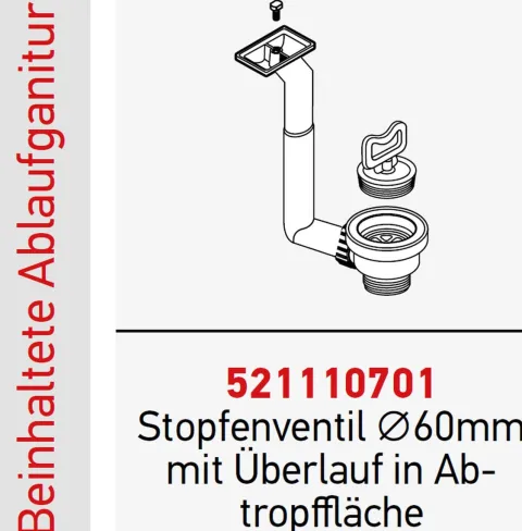 Küchenspüle 86x43,5cm Edelstahl Einbauspüle CA1 Abtropffläche ab 50cm Schrank