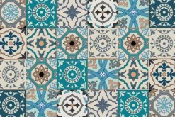 Küchen Spritzschutz | Küchenrückwand | Alu-DiBond | Fliesenschutz für den Herd und Spüle | Küche | Küchenfliesen | Fliesenspiegel | Rückwand, Größe: 60 x 40 x 0.3 cm Küchenrückwand und Spritzschutz Blau