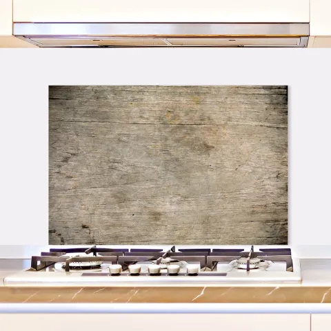 Küchen Spritzschutz | Küchenrückwand | Alu-DiBond | Fliesenschutz für den Herd und Spüle | Küche | Küchenfliesen | Fliesenspiegel | Rückwand, Größe: 60 x 40 x 0.3 cm Küchenrückwand und Spritzschutz Holz
