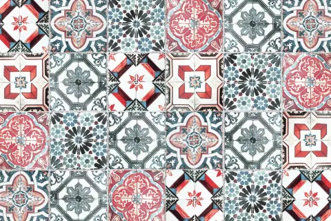 Küchen Spritzschutz | Küchenrückwand | Alu-DiBond | Fliesenschutz für den Herd und Spüle | Küche | Küchenfliesen | Fliesenspiegel | Rückwand, Größe: 60 x 40 x 0.3 cm Küchenrückwand und Spritzschutz Mosaik Rot