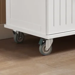 Küchenwagen mit Arbeitsplatte, Rollen und Stauraum Modell FKW119-WN