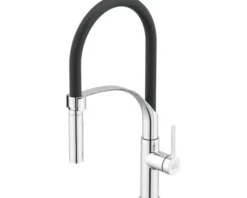 KEO Küchenarmatur flexibel PANI CoolStart und Schnellmontage von Unten "Quickfix" chrom