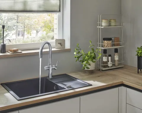 KEO Küchenarmatur für Sprudel SØDA chrom ohne Systembox und Filter