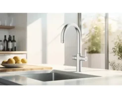 KEO Küchenarmatur für Sprudel SØDA edelstahl matt ohne Systembox und Filter