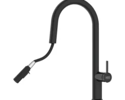 KEO Küchenarmatur mit Brause KAWAI schwarz matt