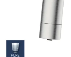 KEO Küchenarmatur mit Filterfunktion NOA edelstahl gebürstet ohne Filter