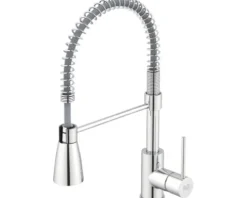 KEO Küchenarmatur Niederdruckarmatur mit Brause flexibel ILMA chrom
