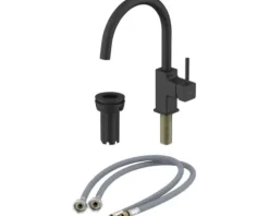 KEO Küchenarmatur TUBIG CoolStart AntiFingerprint schwarz matt