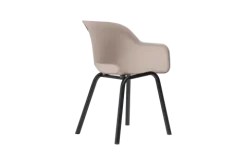 Keter Noa Gartenstuhl - 2 Stück - 55x56,5x80cm - Metallgestell - Beige