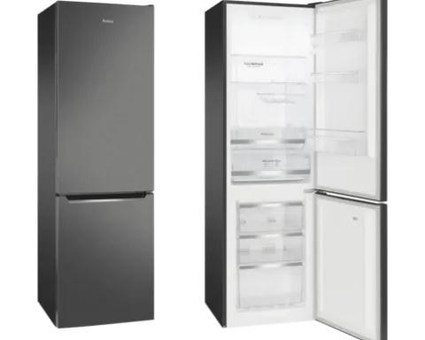 Kühlgefrierkombination Amica KGC 15495 S BxHxT 54.5 x 180 x 59 cm Kühlteil 180 l Gefrierteil 70 l