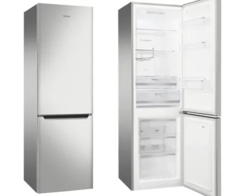 Kühlgefrierkombination Amica KGC 15494 E BxHxT 54.5 x 180 x 59 cm Kühlteil 180 l Gefrierteil 70 l