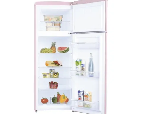Kühlgefrierkombination Amica KGC 15636 P BxHxT 55 x 144 x 61.5 cm Kühlteil 162 l Gefrierteil 44 l