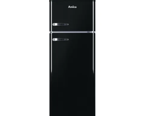 Kühlgefrierkombination Amica KGC 15634 S BxHxT 55 x 144 x 61.5 cm Kühlteil 162 l Gefrierteil 44 l