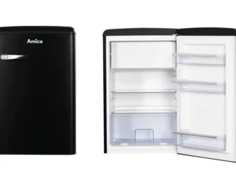 Kühlschrank mit Gefrierfach Amica KS 15167 MS BxHxT 55 x 87.5 x 61.5 cm Kühlteil 95 l Gefrierteil 13 l